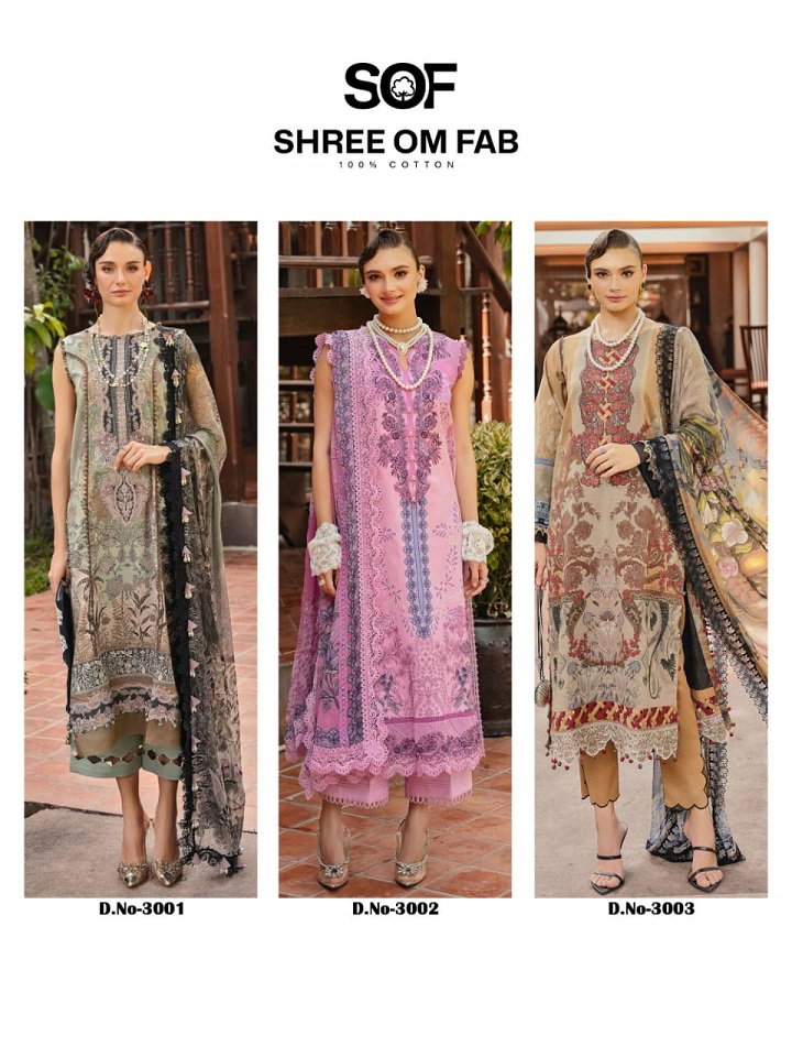 Sof Ayra B Vol 3 Cotton Dress Material Collection