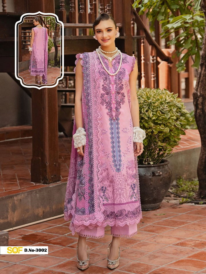 Sof Ayra B Vol 3 Cotton Dress Material Collection