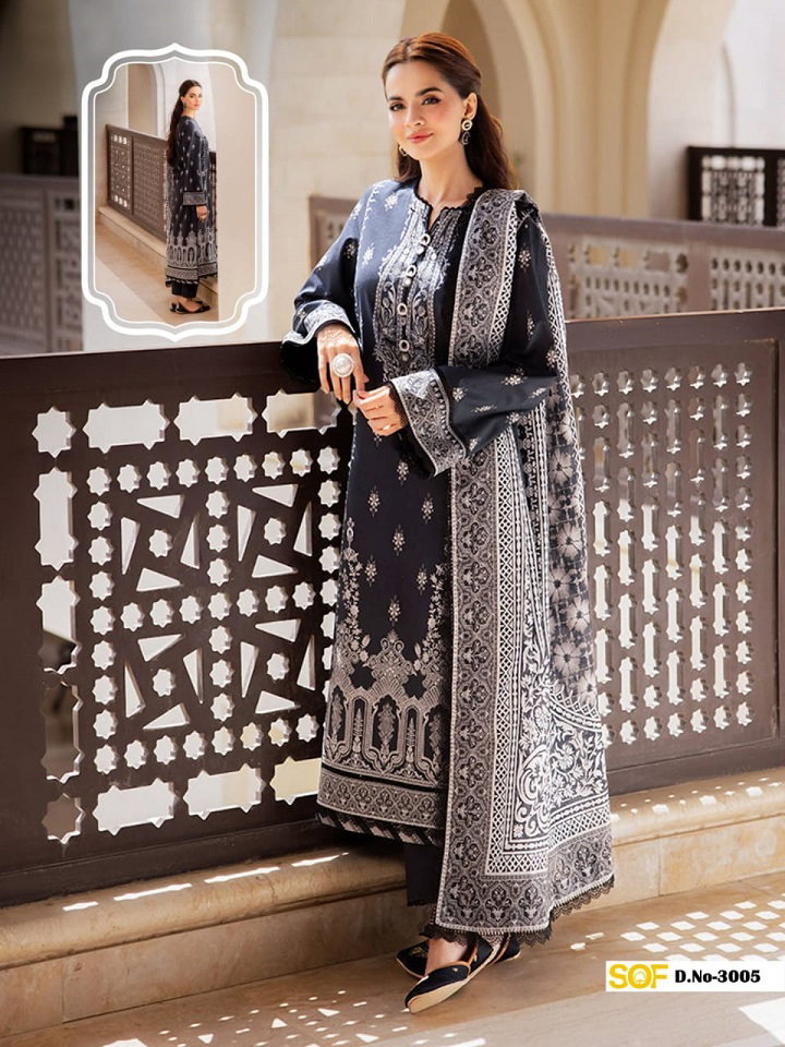 Sof Ayra B Vol 3 Cotton Dress Material Collection