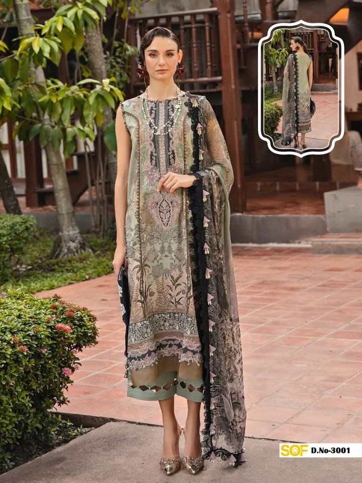Sof Ayra B Vol 3 Cotton Dress Material Collection