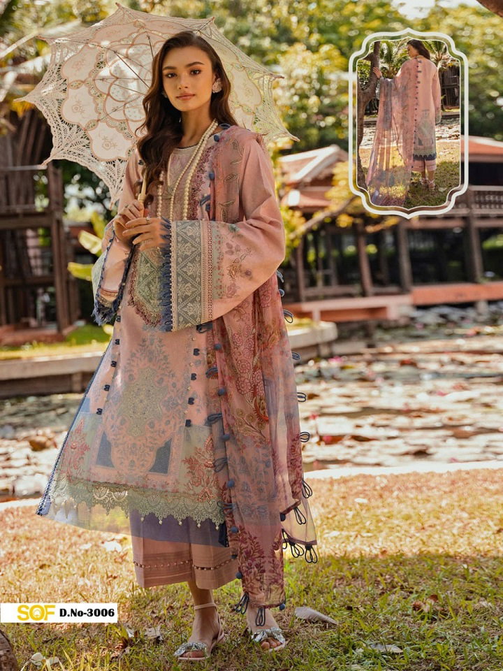 Sof Ayra B Vol 3 Cotton Dress Material Collection