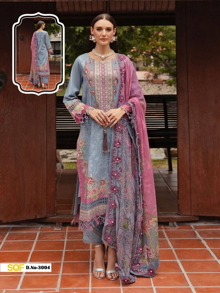 Sof Ayra B Vol 3 Cotton Dress Material Collection
