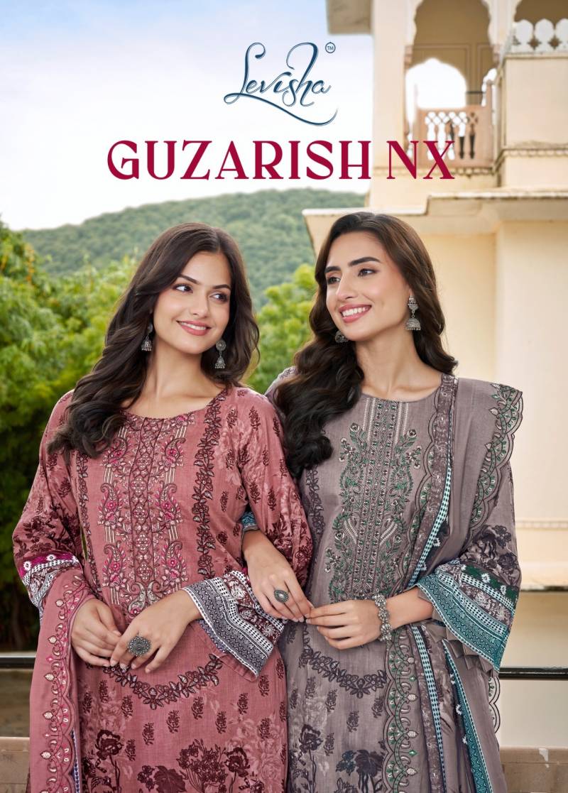 Levisha Guzarish Nx Cotton Printed Dress Material Collection