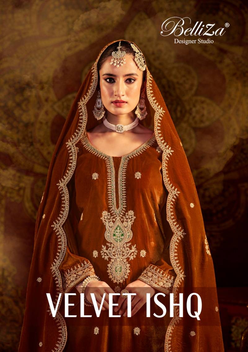 Belliza Velvet Ishq Embroidered Salwar Kameez Collection