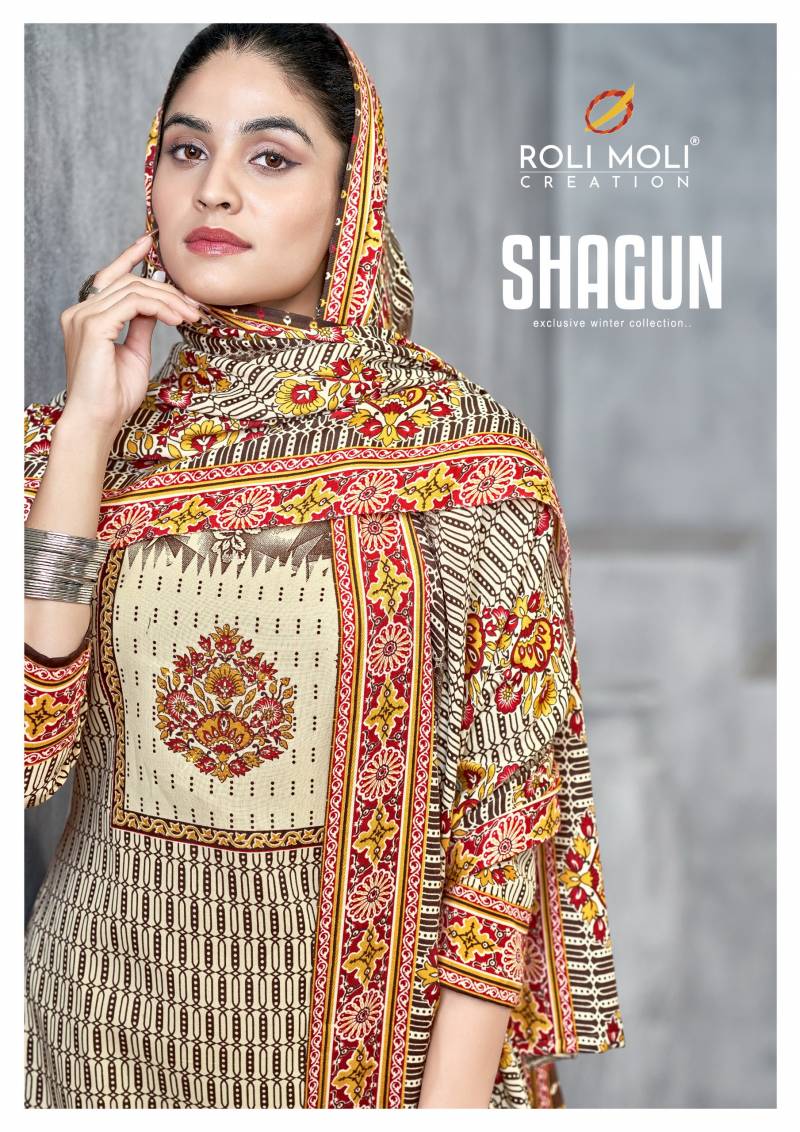 Roli Moli Shagun Pashmina Dress Material Collection