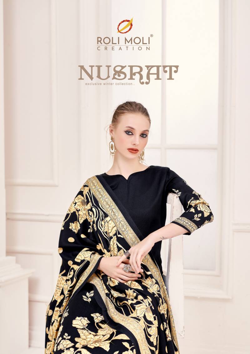 Roli Moli Nusrat Pashmina Dress Material Collection