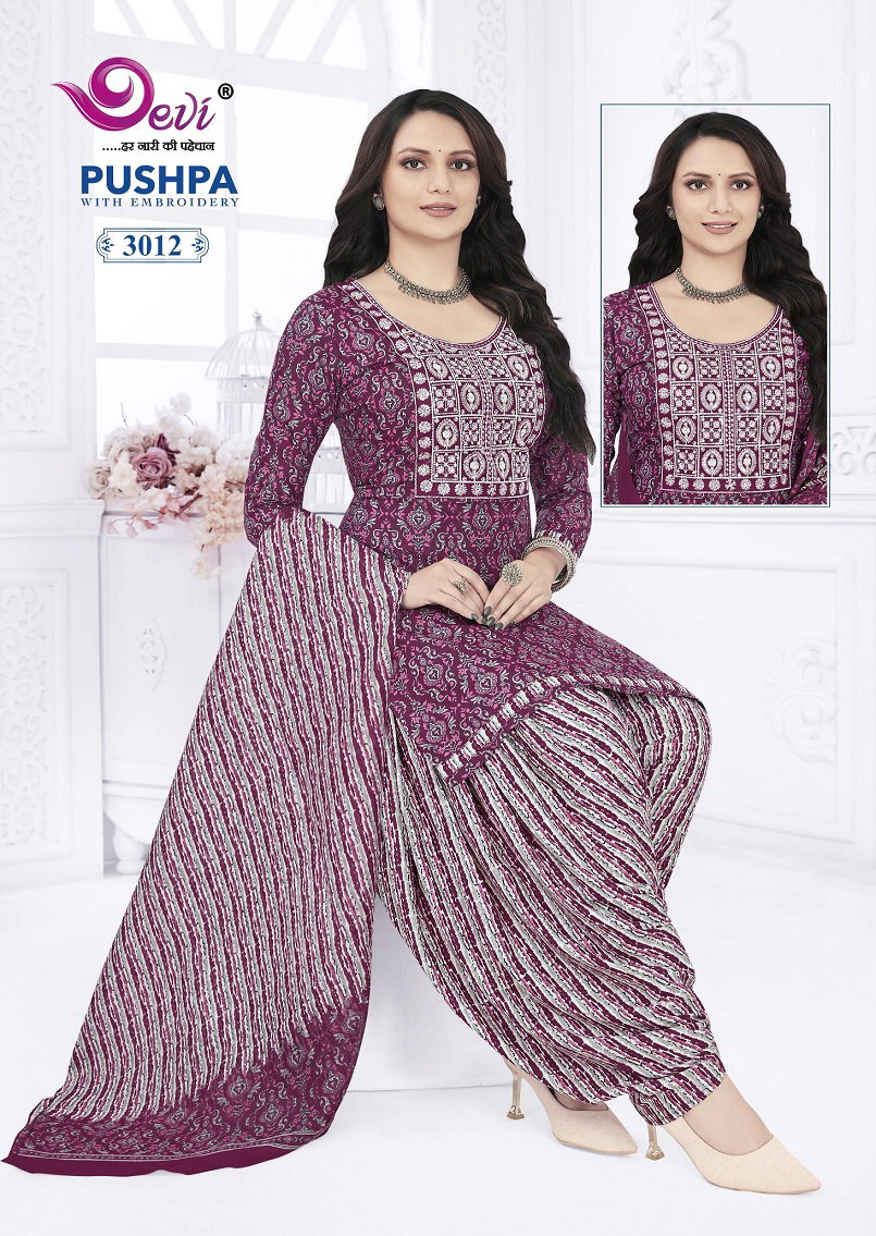 Devi Pushpa Vol 3 Ready Made Cotton Dress Collection
