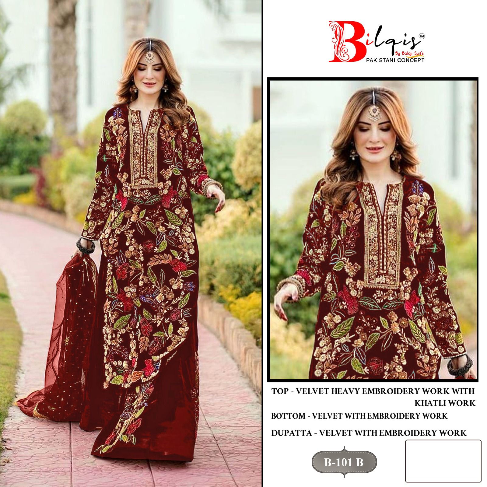Bilqis B 101 A To D Pakistani Salwar Kameez Collection