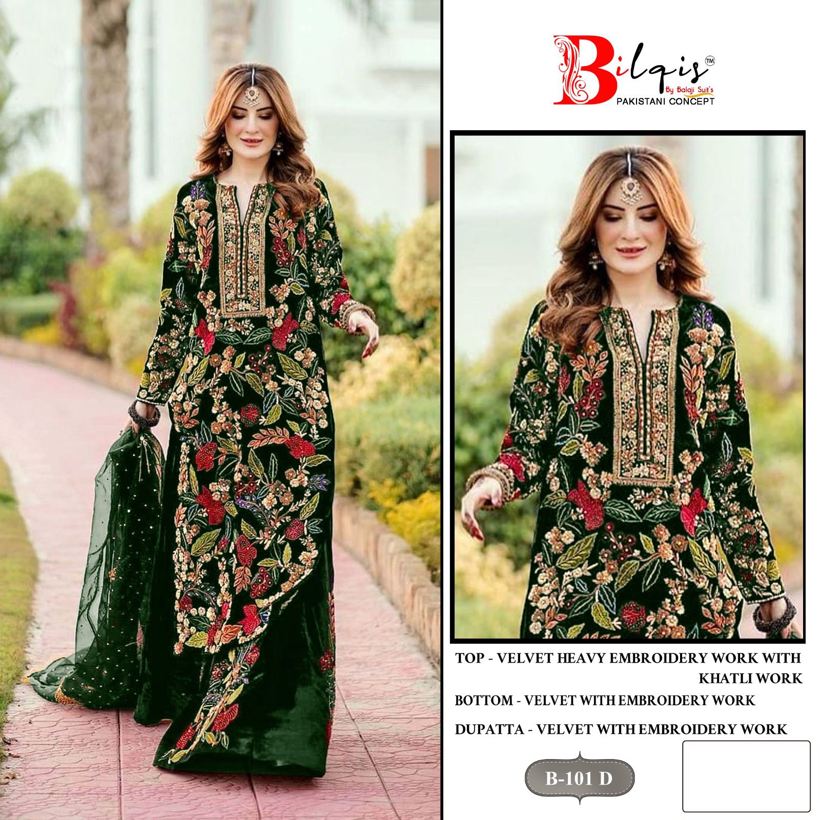 Bilqis B 101 A To D Pakistani Salwar Kameez Collection