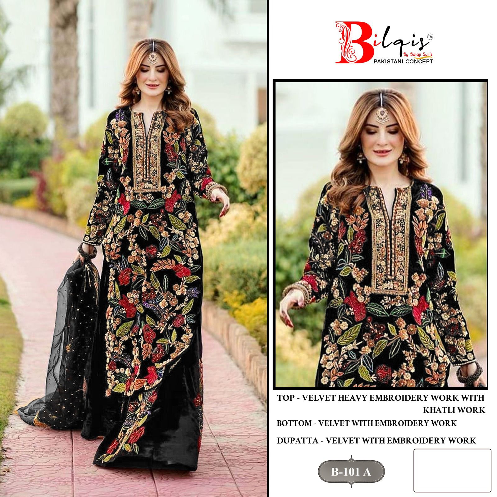 Bilqis B 101 A To D Pakistani Salwar Kameez Collection