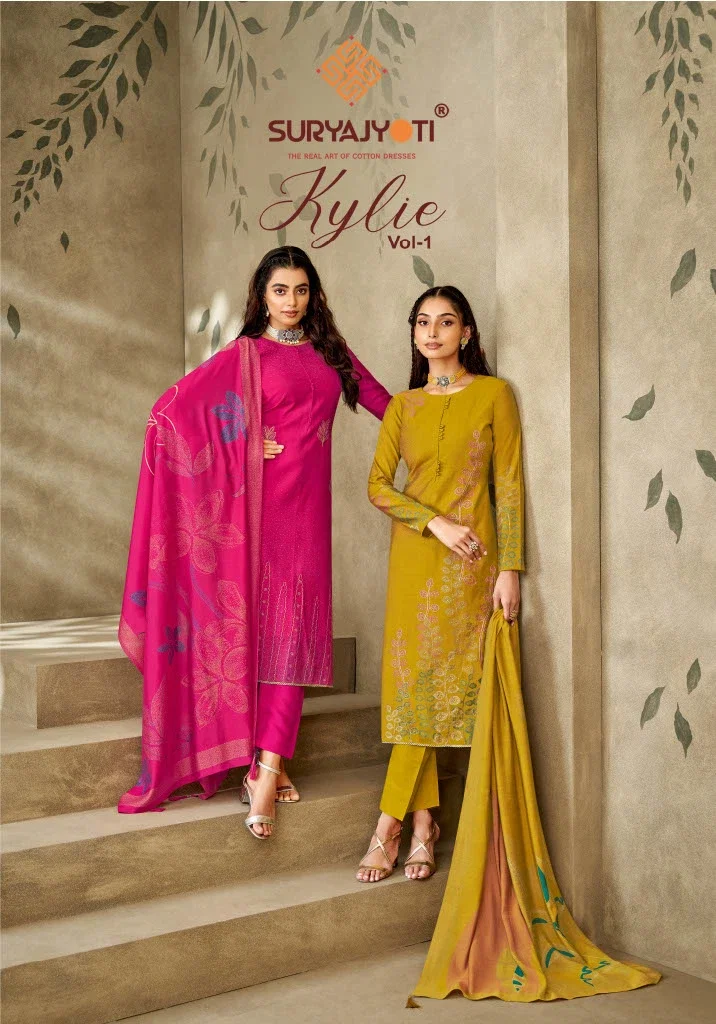 Suryajyoti Kylie Vol 1 Fancy Dress Material Collection