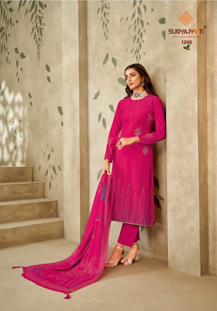Suryajyoti Kylie Vol 1 Fancy Dress Material Collection