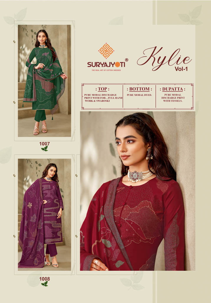 Suryajyoti Kylie Vol 1 Fancy Dress Material Collection
