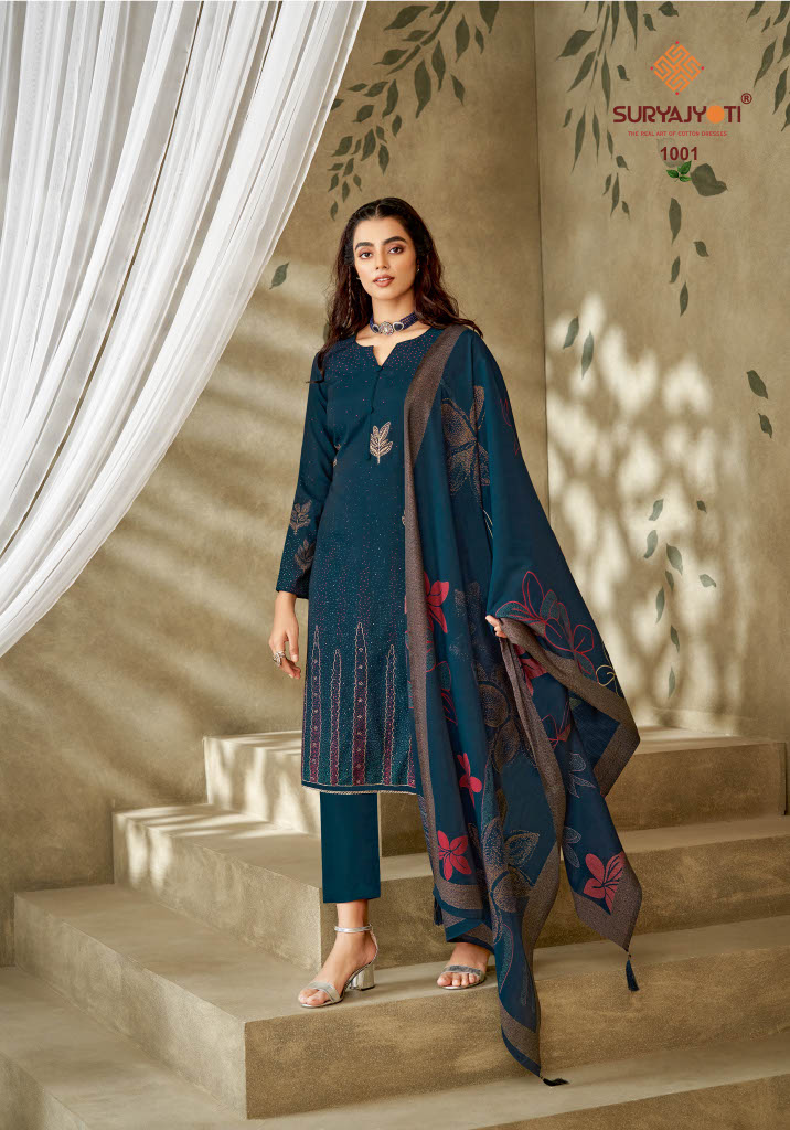 Suryajyoti Kylie Vol 1 Fancy Dress Material Collection