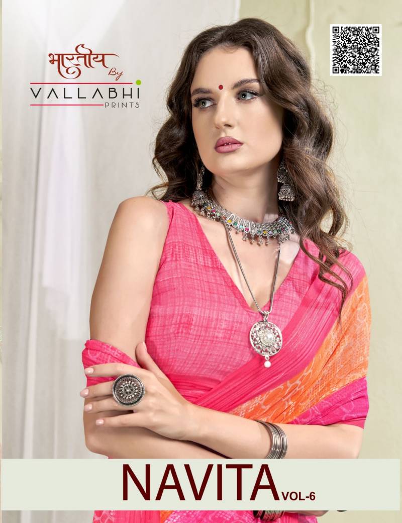 Vallabhi Navita Vol 6 Georgette Fancy Saree Collection