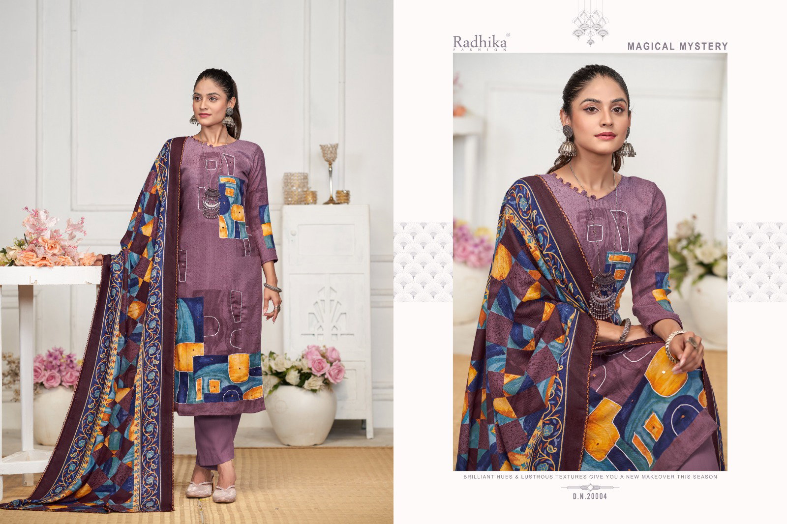 Radhika Rehnuma Pashmina Dress Material Collection