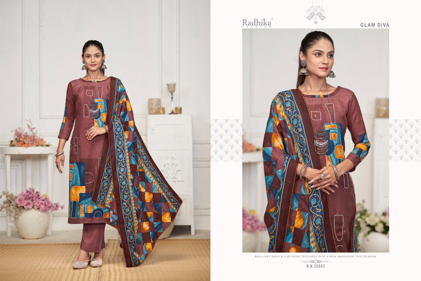 Radhika Rehnuma Pashmina Dress Material Collection
