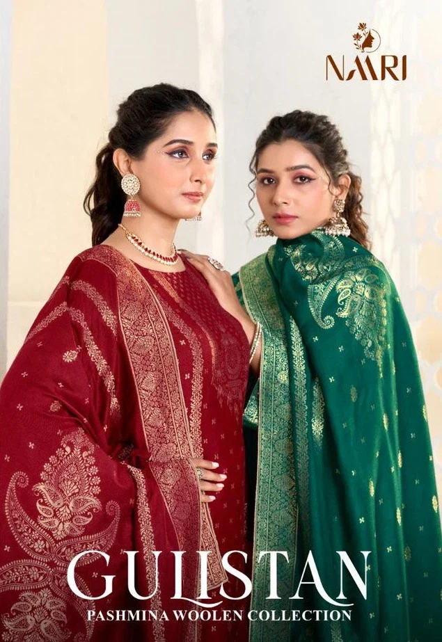 Naari Gulistan Pashmina Salwar Kameez Collection