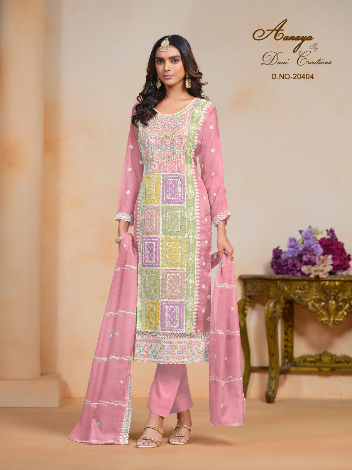Aanaya Vol 204 Organza Salwar Kameez Collection