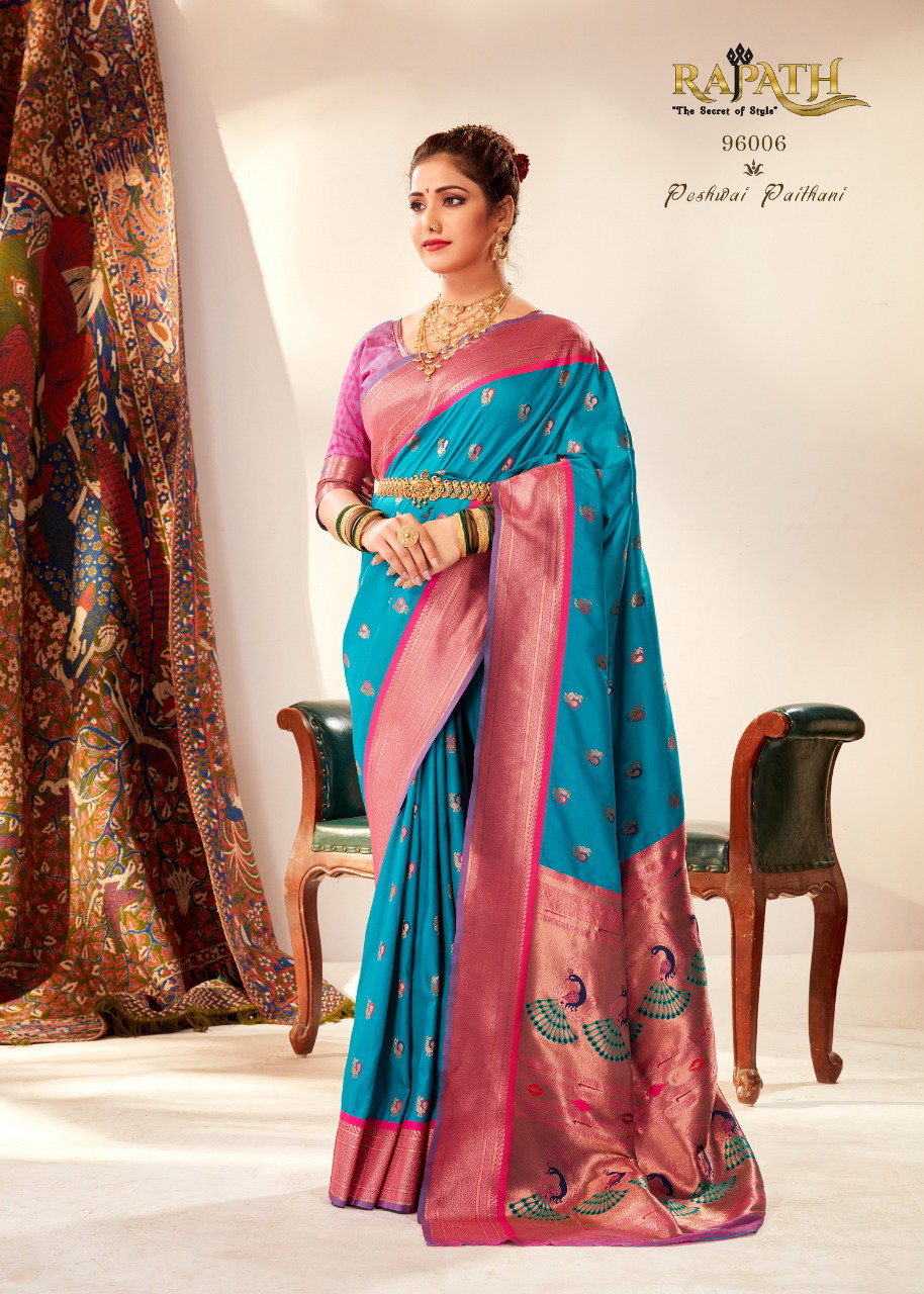Rajpath Mihira Paithani Silk Banarasi Fancy Saree Collection