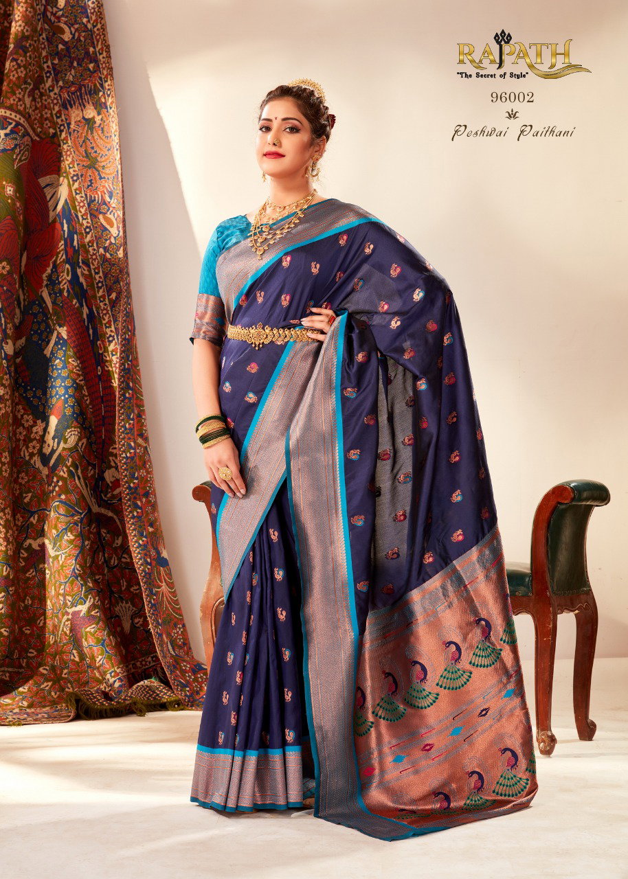 Rajpath Mihira Paithani Silk Banarasi Fancy Saree Collection