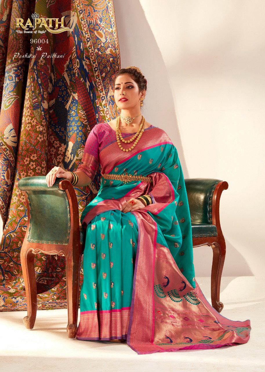 Rajpath Mihira Paithani Silk Banarasi Fancy Saree Collection