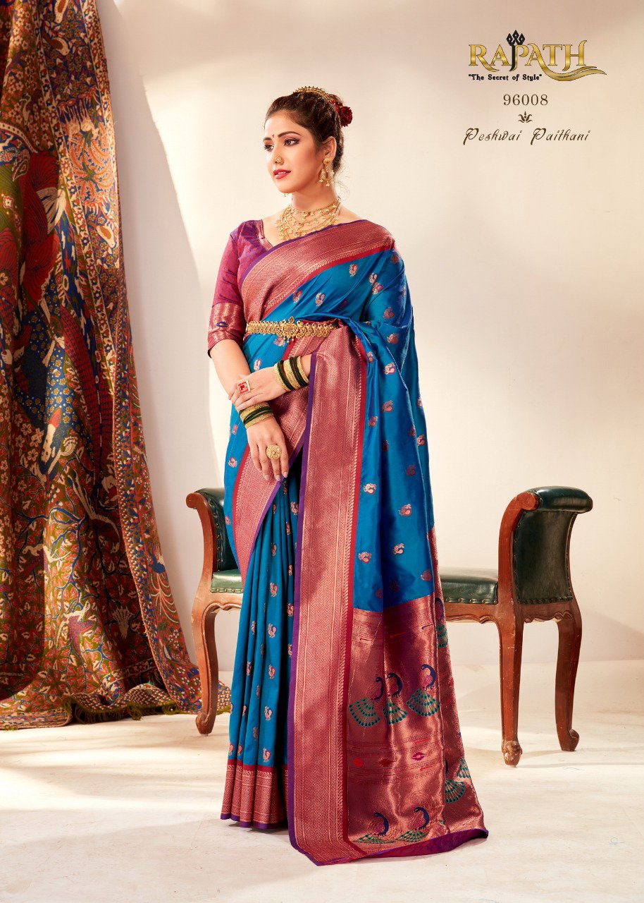 Rajpath Mihira Paithani Silk Banarasi Fancy Saree Collection