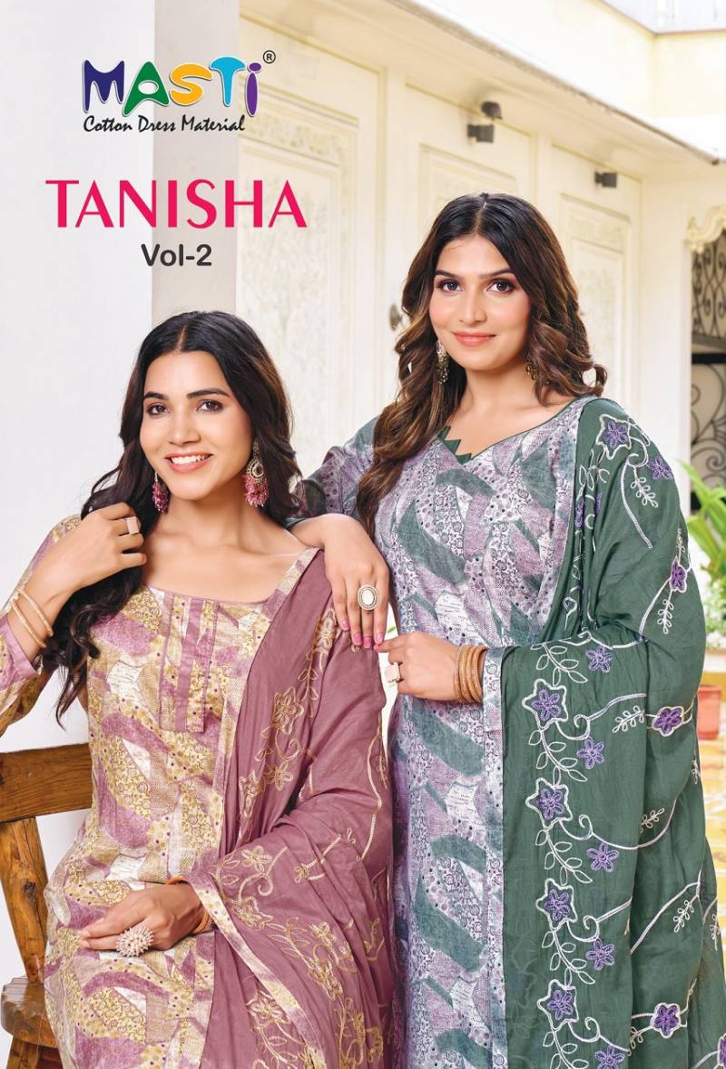 Masti Tanisha Vol 2 Cotton Printed Dress Material Collection