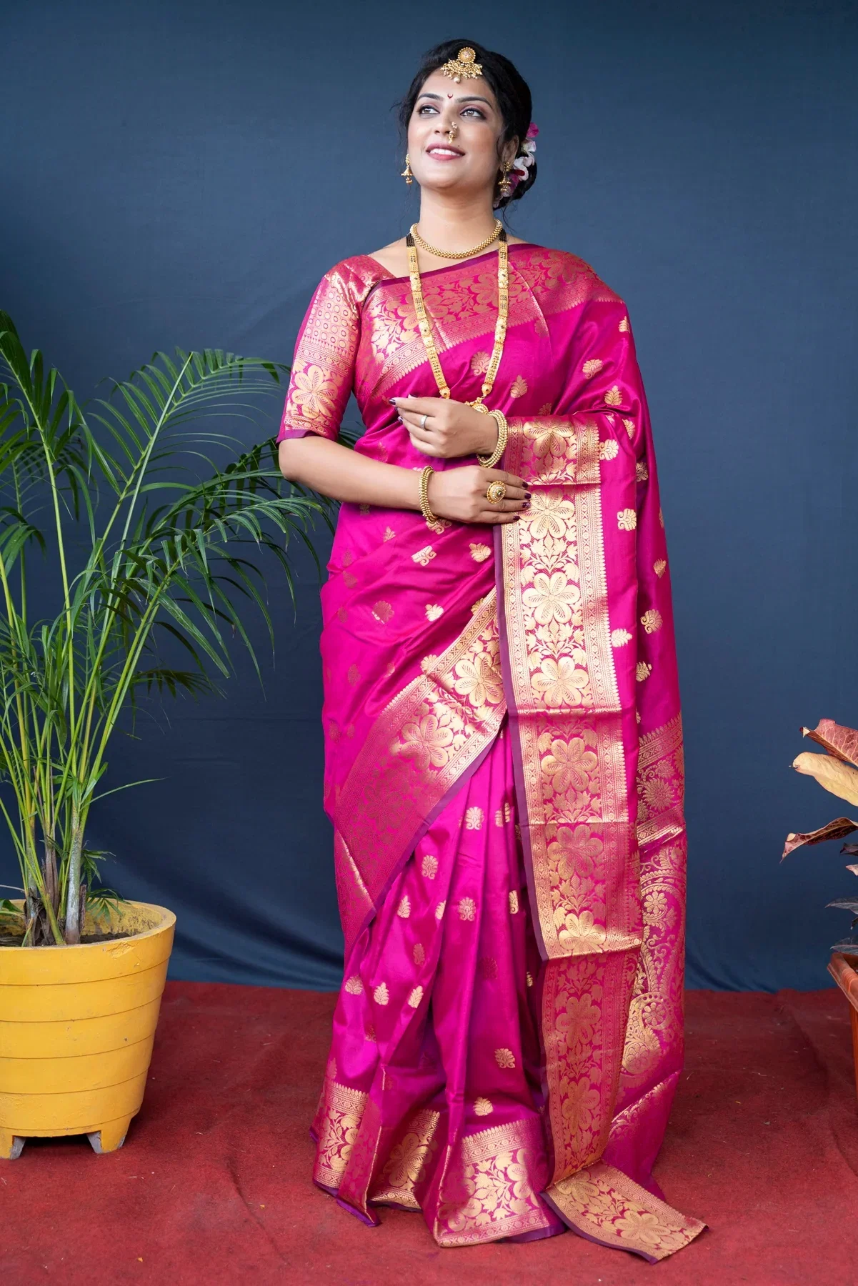 MC 340 PINK kanjivaram silk saree collection