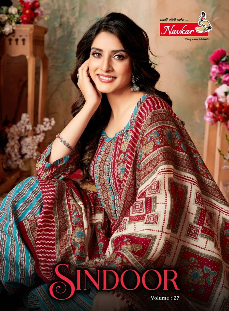 Navkar Sindoor Vol 27 Kurti Bottom With Dupatta Collection