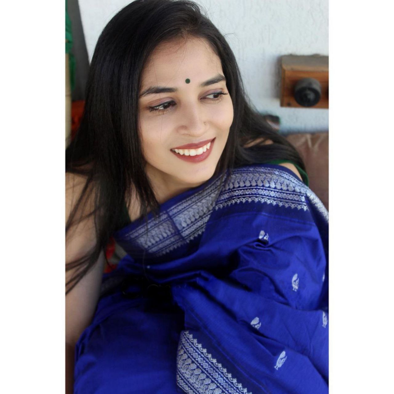 MC 631 Blue Kanjivaram Silk Single Saree Collection
