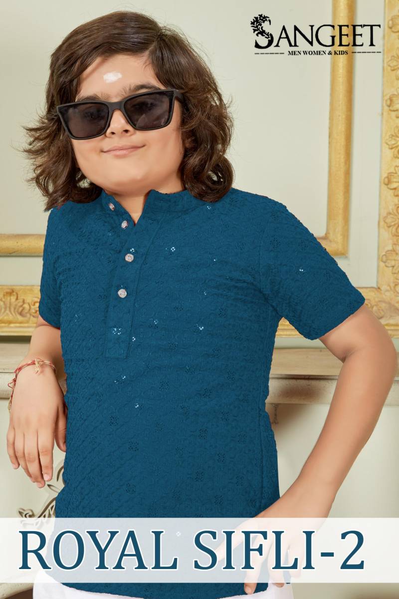 Royal Sifli Vol 2 Kids Rayon Short Kurta Collection