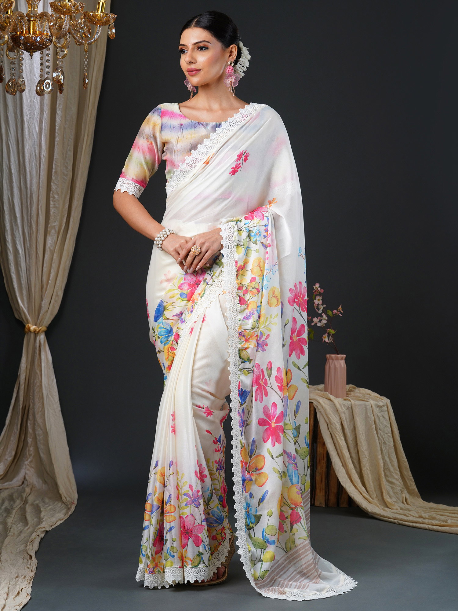 Leela 01 Georgette Digital Printed Saree Collection