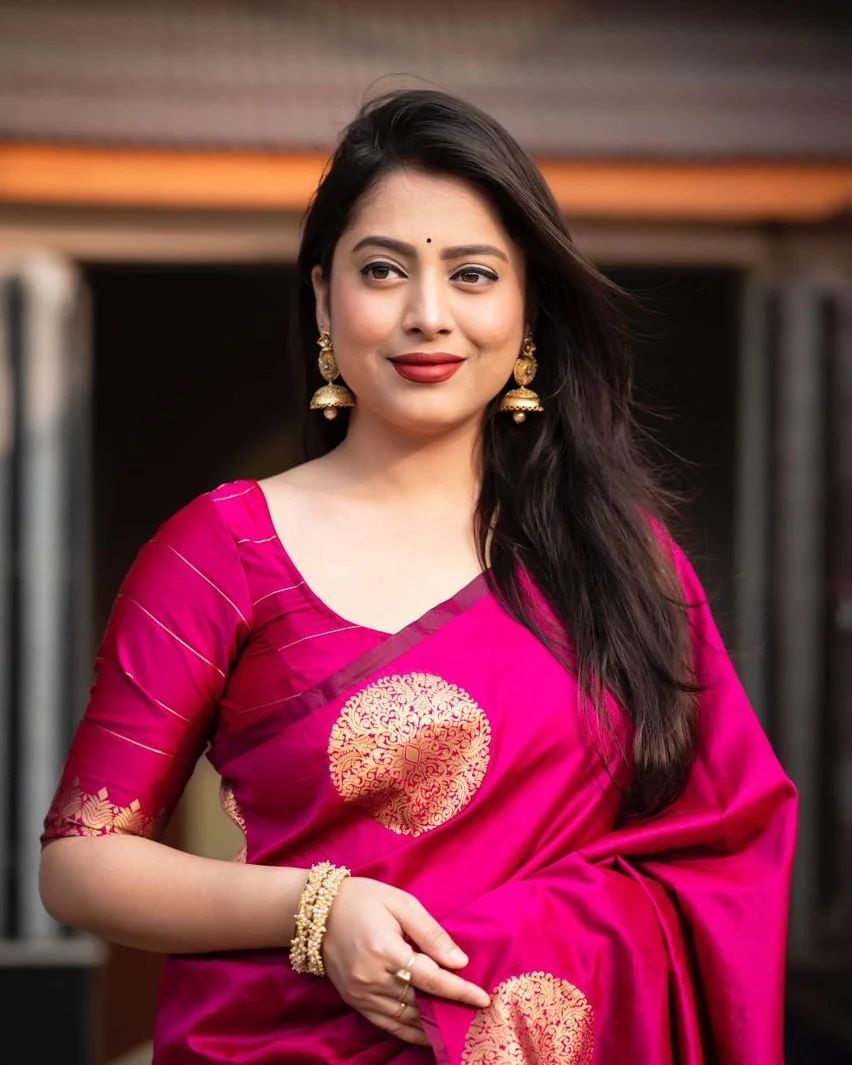 MC 620 PINK kanjivaram silk saree collection
