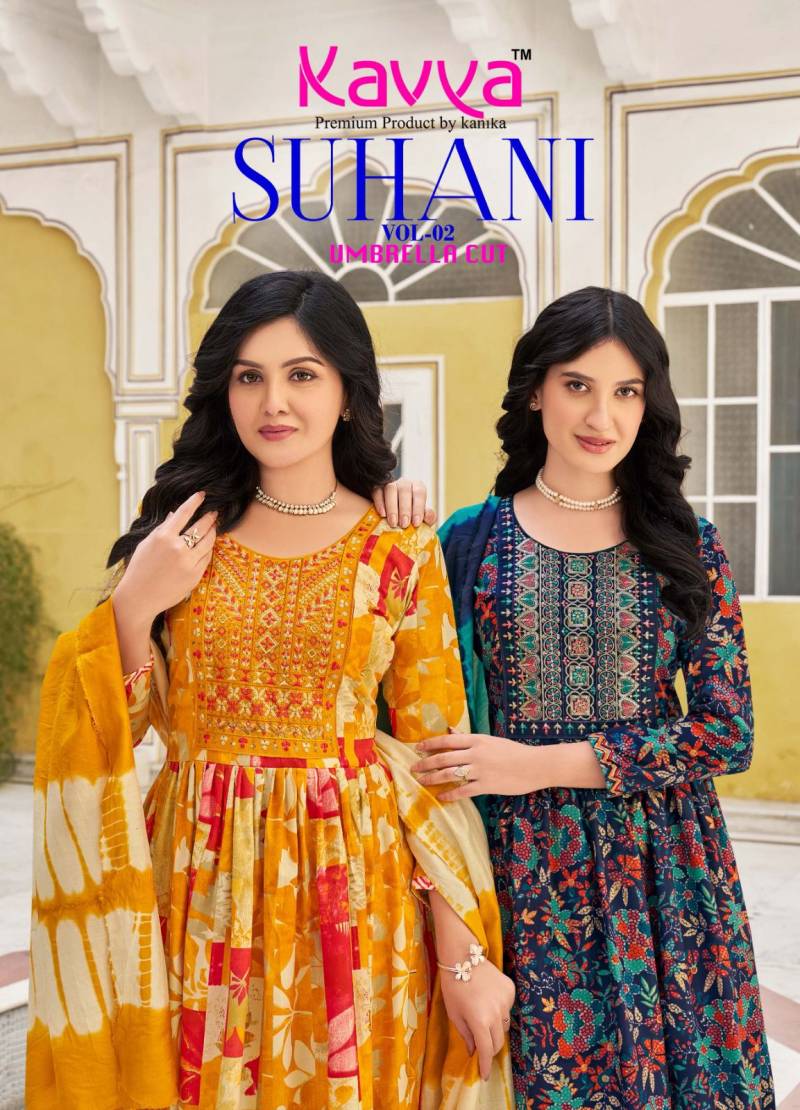 Kavya Suhani Vol 2 Kurti Pant With Dupatta Collection
