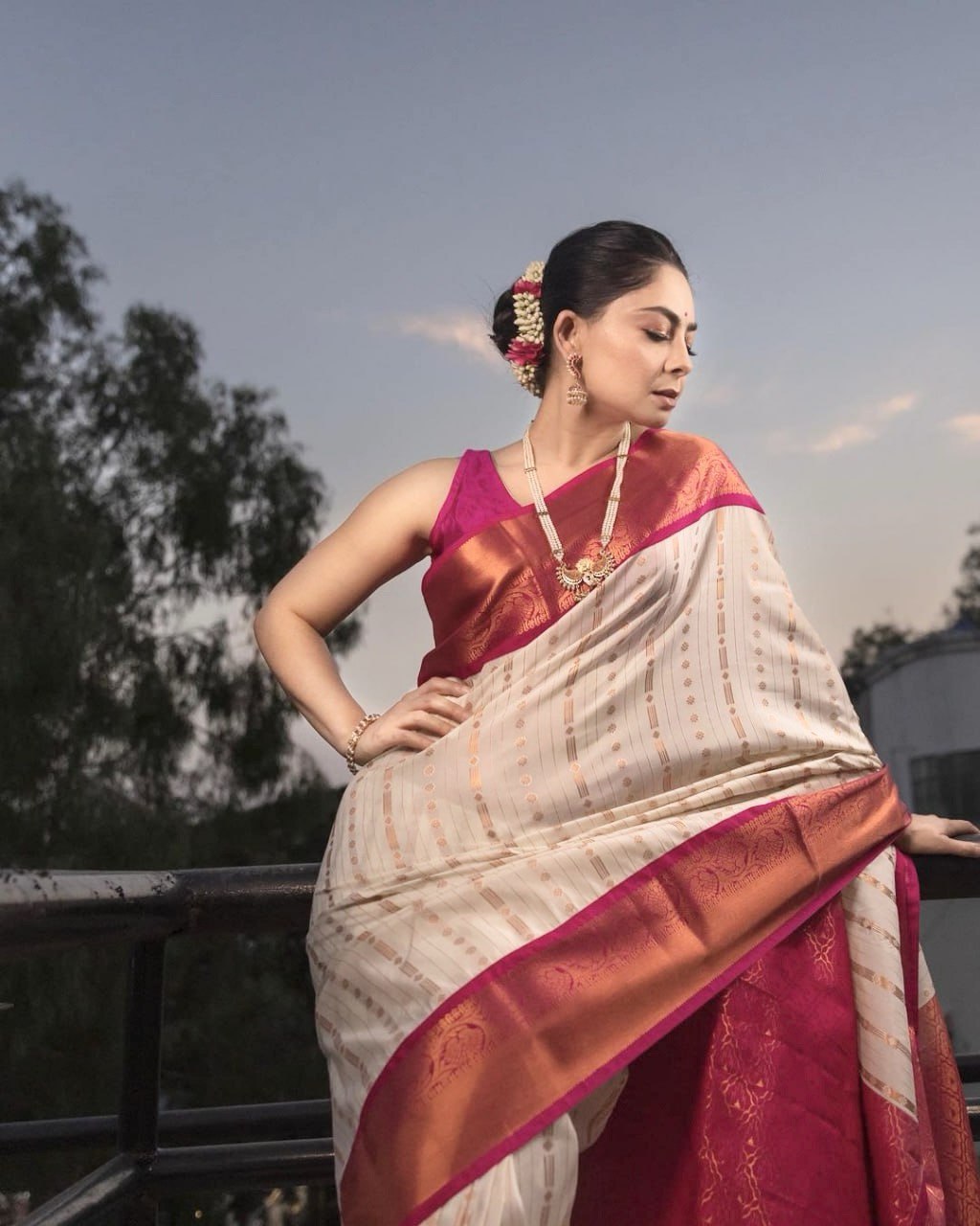 MC 633 kanjivaram silk saree collection