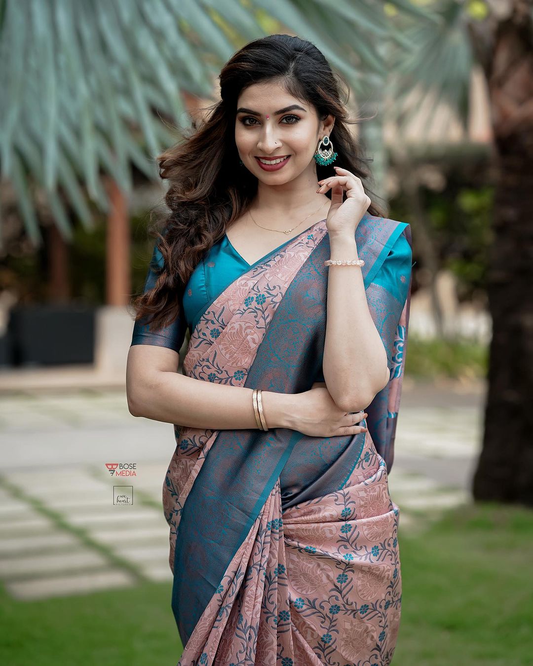 MC 634 BLUE kanjivaram silk saree collection