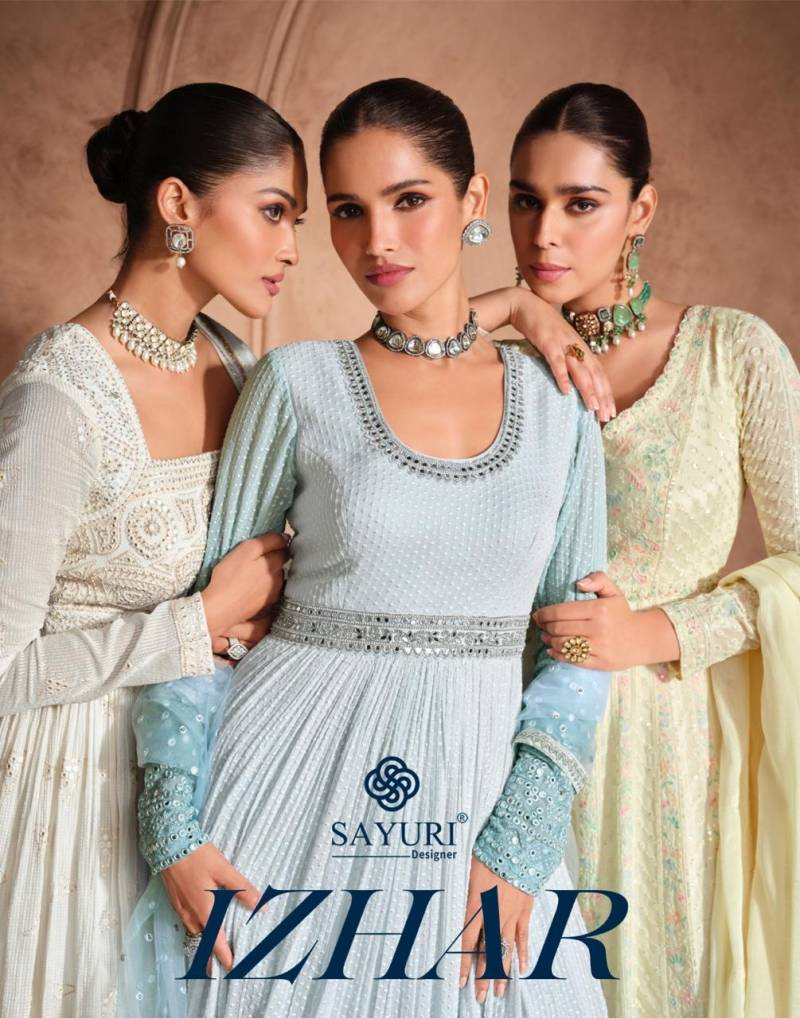 Sayuri Izhar Designer Gown With Dupatta Collection