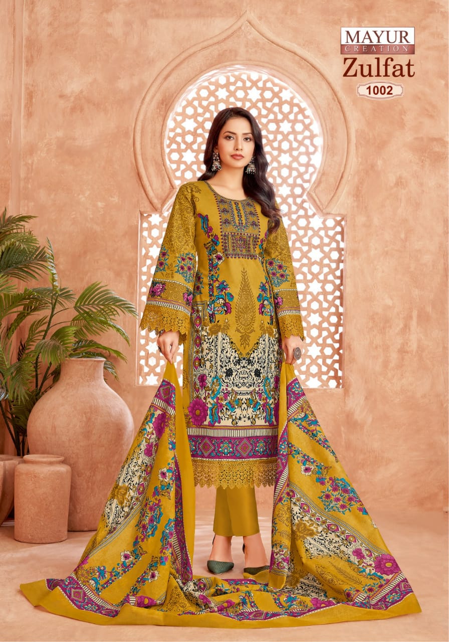 Mayur Zulfat Vol 1 Cotton Dress Material Collection