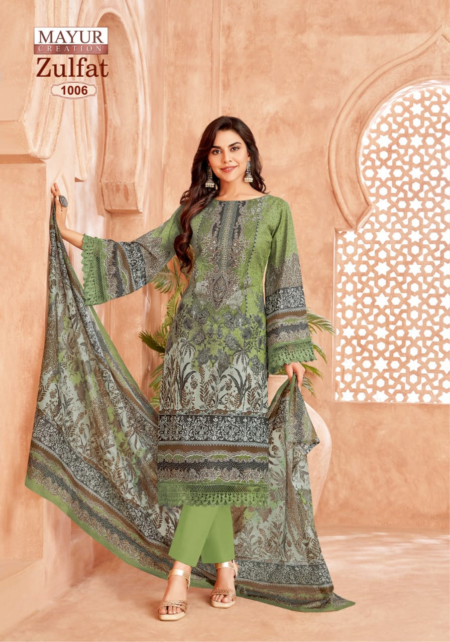 Mayur Zulfat Vol 1 Cotton Dress Material Collection