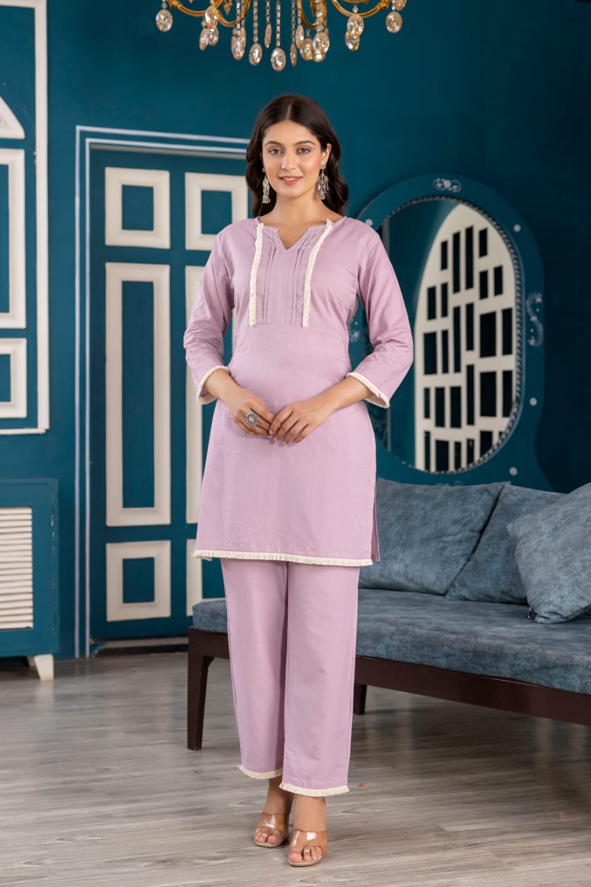 Ziyaa Vol 65 Cotton Fancy Western Co Ord Set