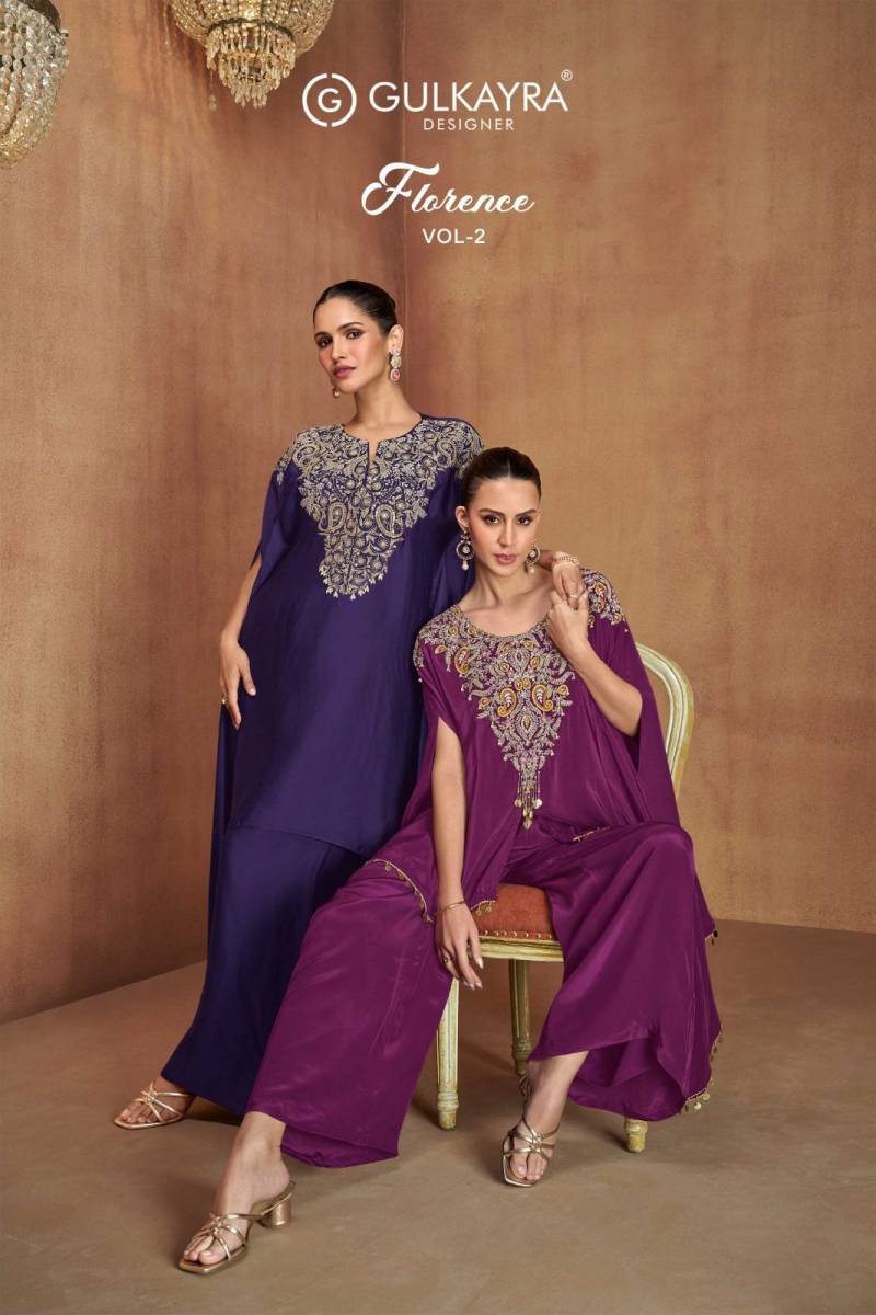Gulkayra Florence Vol 2 Silk Indo Western Collection