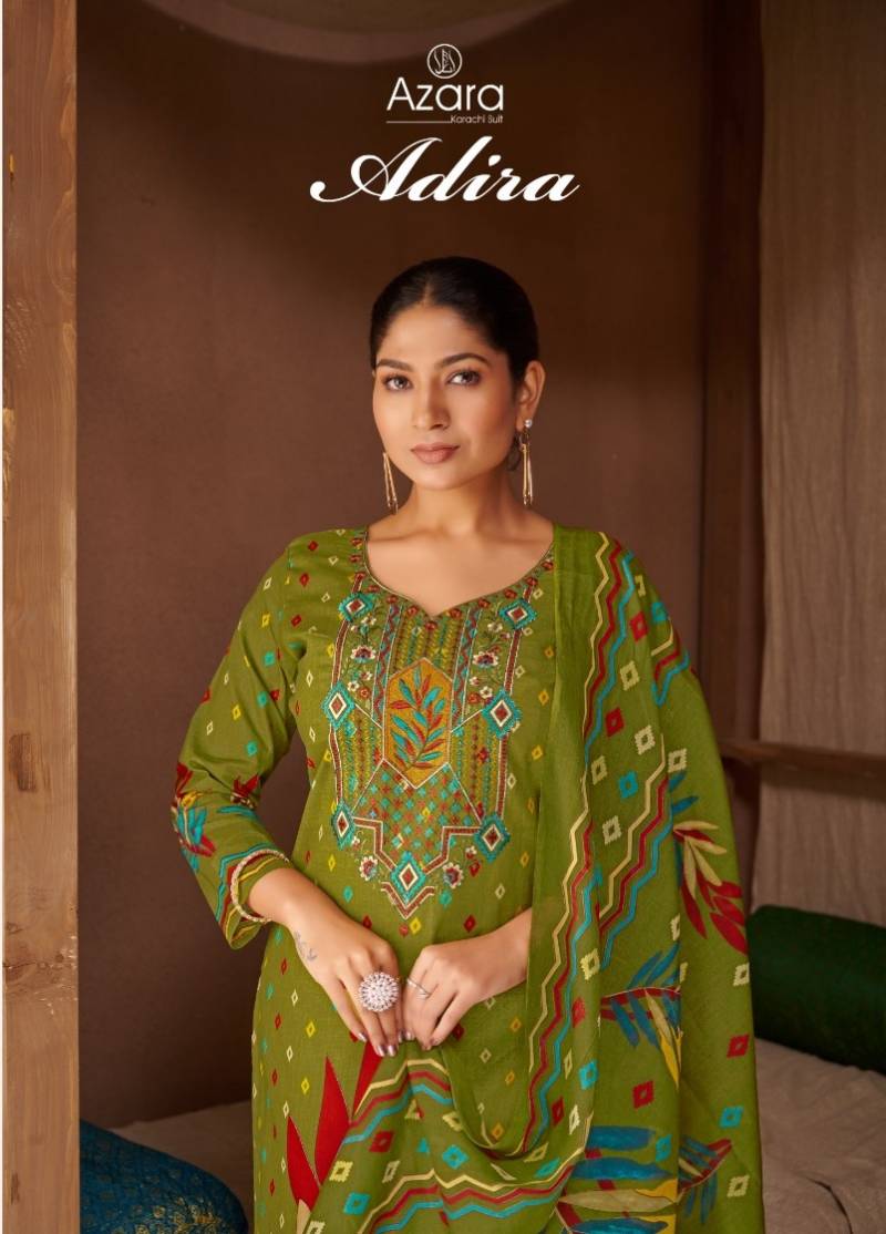 Radhika Azara Adira Cotton Printed Dress Material Collection