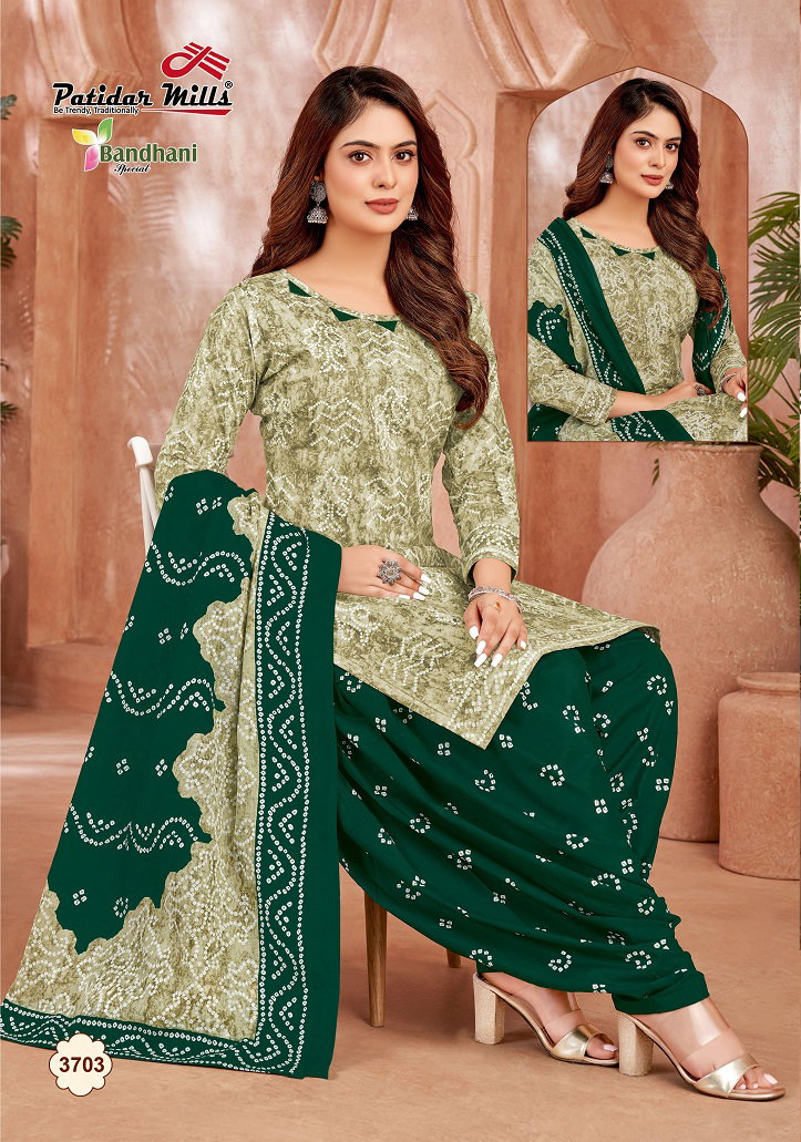 Patidar Bandhani Special Vol 37 Cotton Dress Material