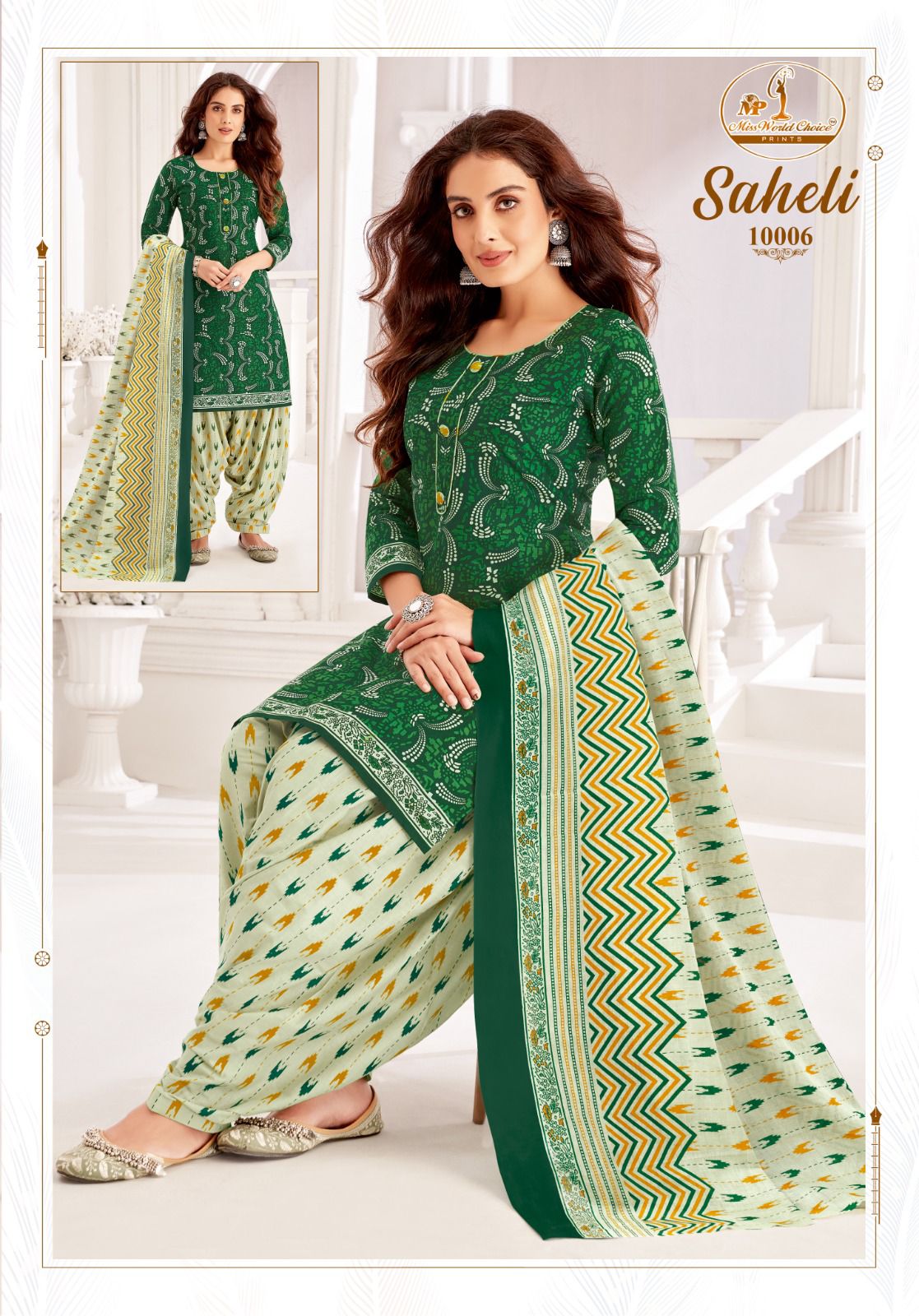 Miss World Saheli Vol 10 Cotton Dress Material Collection