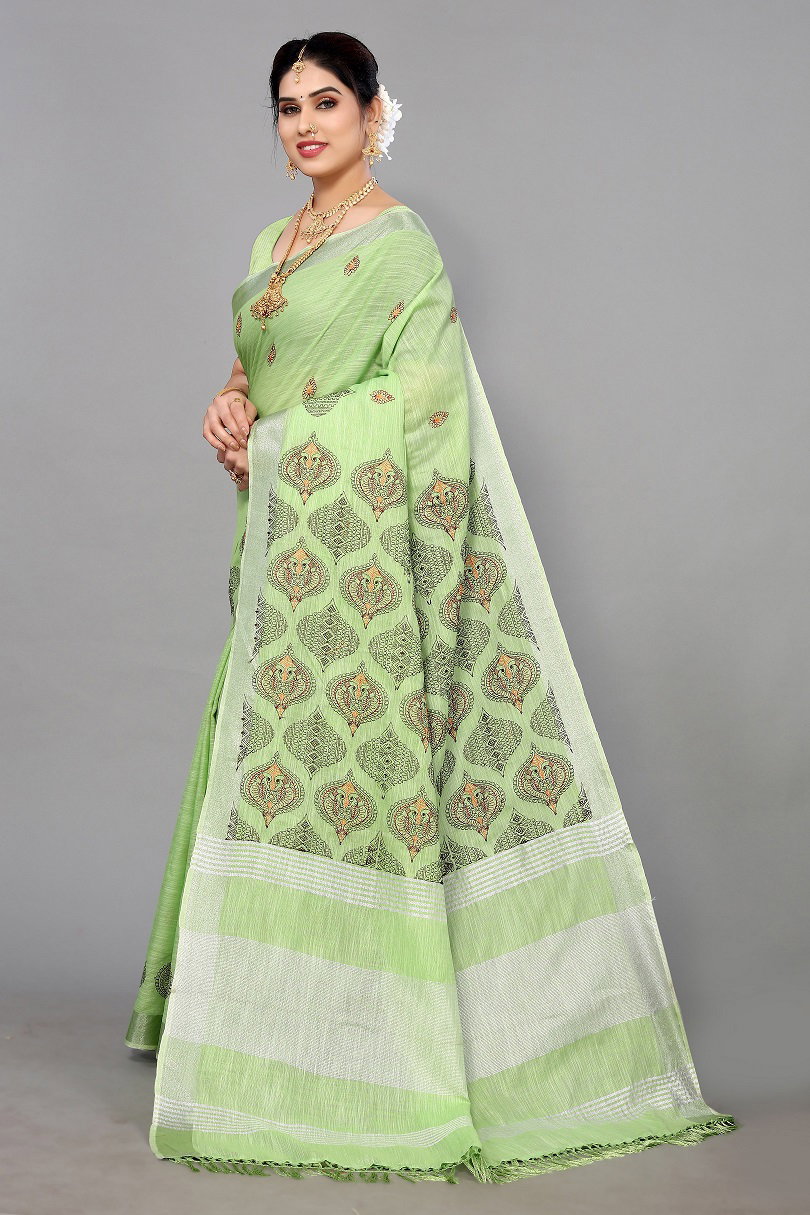 Shrishti 91 Embroidery Cotton Silk Saree Collection