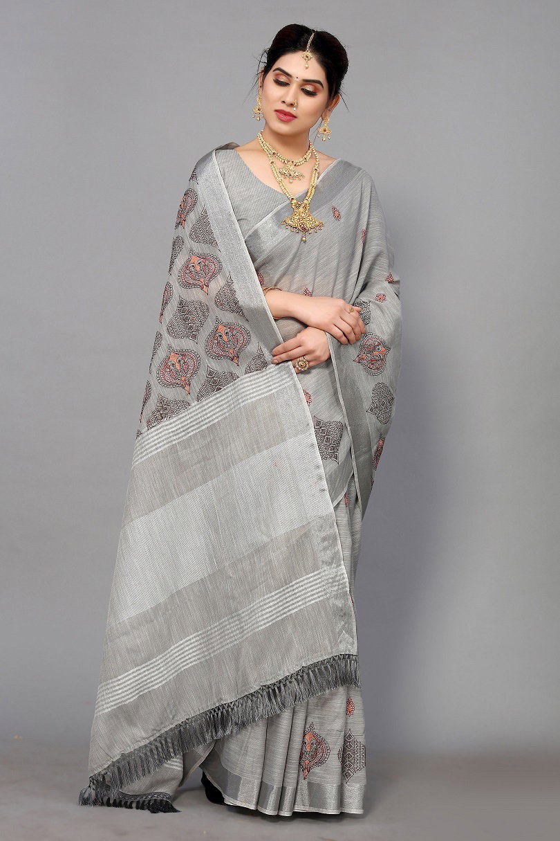 Shrishti 91 Embroidery Cotton Silk Saree Collection