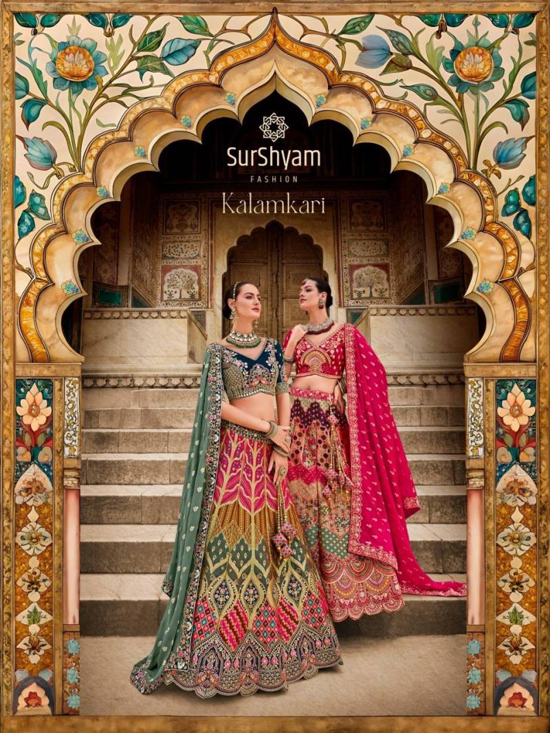 Surshyam Kalamkari Designer Lehenga Choli Collection