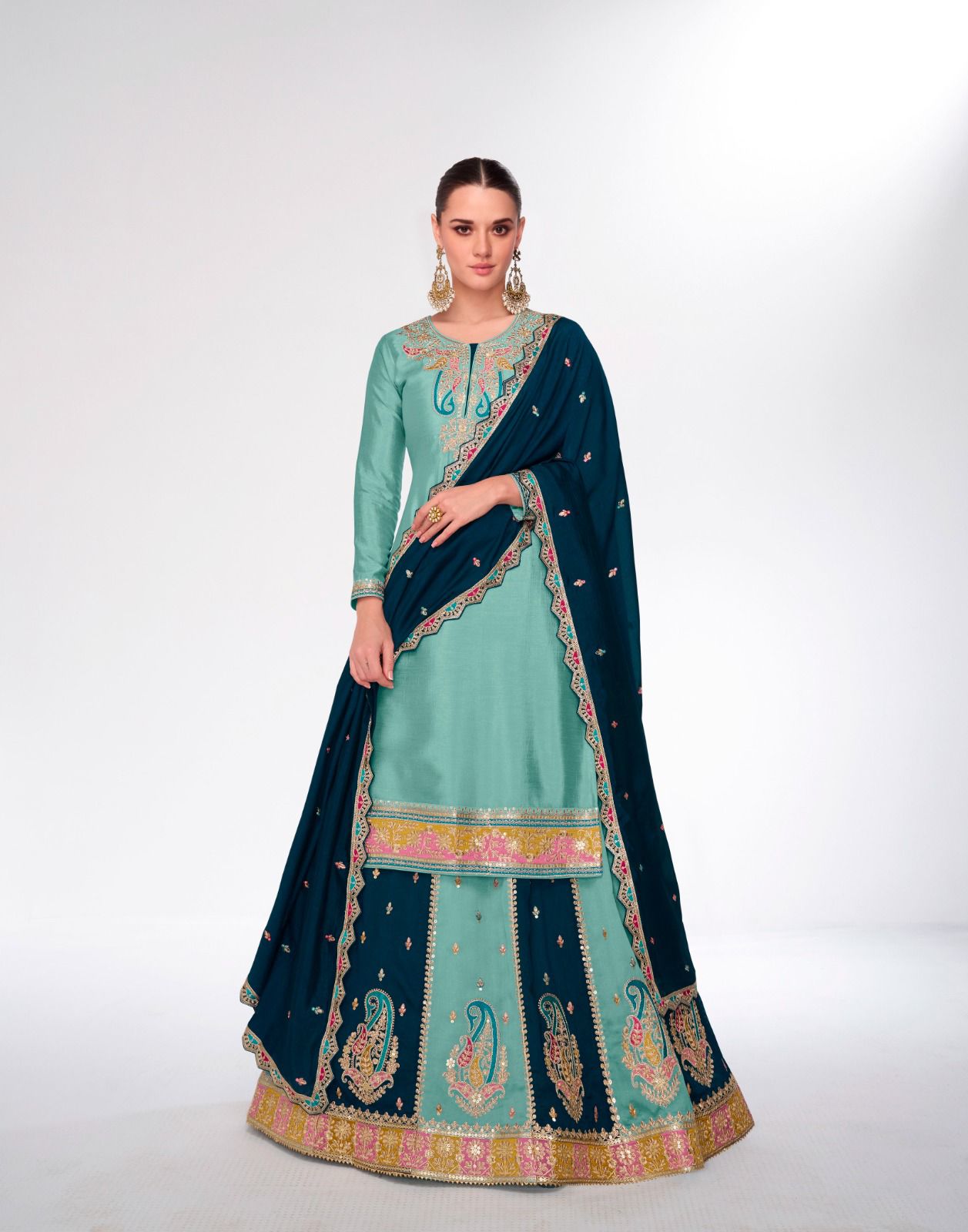 Aashirwad Kahaani Designer Silk Salwar Kameez Collection