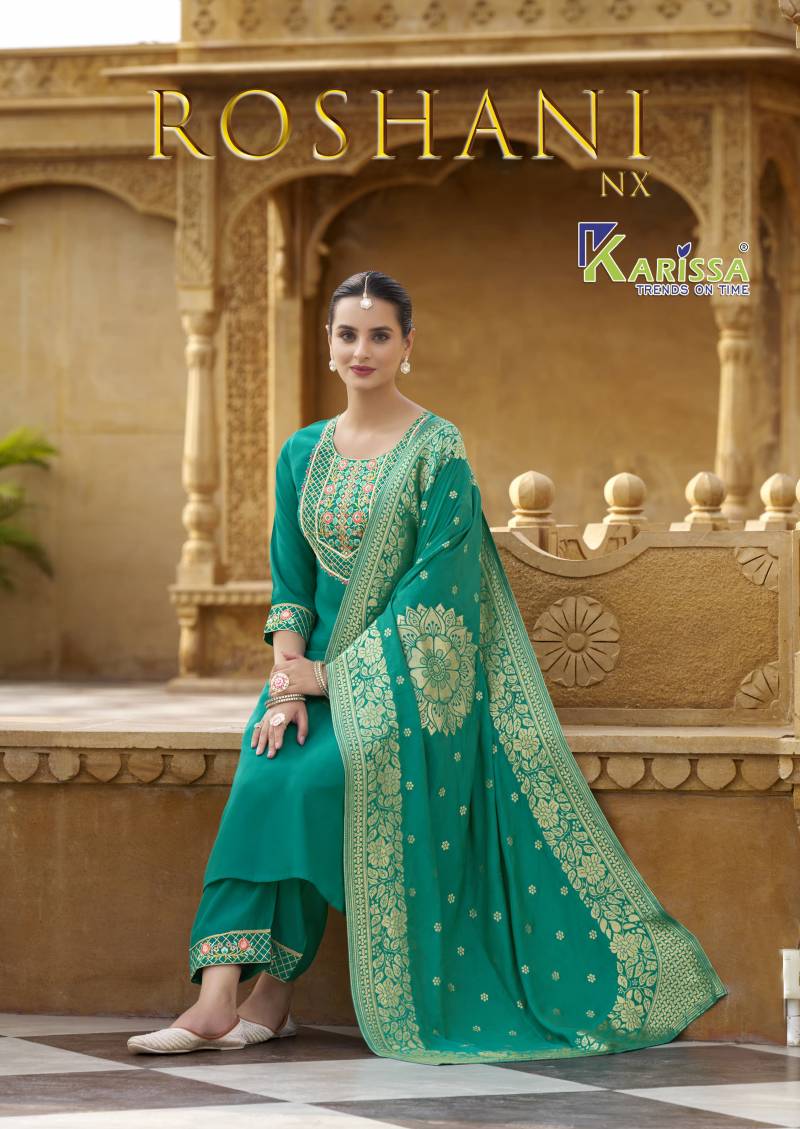 Karissa Roshani Nx Kurti Bottom With Dupatta Collection
